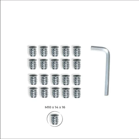 5e30a0816fb1c1d9 480 - Threaded sleeves for climbing holds for climbing wall | Tiny Summit