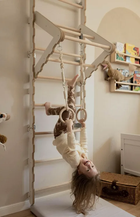 7cfc91a413dea575 480 - Wall ladder for a child's room with pull-up bar | Tiny Summit