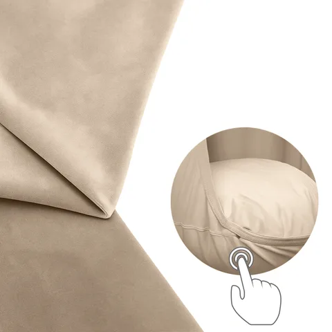844c6a7b1eef6dee 480 - Hanging Cocoon Seat Made of Velvet Fabric with Cushion and Hook | Tiny