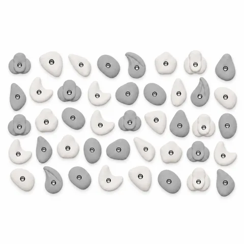 8e043c861a0d8e45 480 - Climbing Holds, Set of 4 (White and Grey) | Tiny Summit
