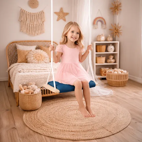 b0409bbd81c2118c 480 - Wooden Swing with Velvet Cushion | Tiny Summit