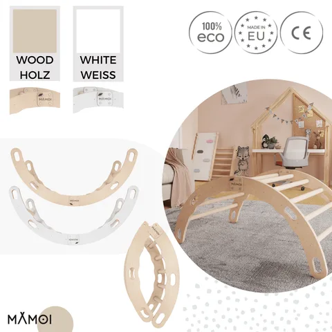 c17692a8d4a09fbb 480 - Toddler Climbing Frame, Natural (M) | Tiny Summit