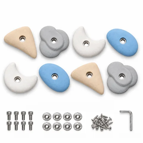 c646e10256c15e9d 480 - Climbing Holds, Set of 8 (Multicolour) | Tiny Summit