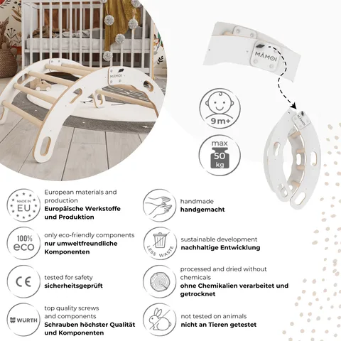 ce8d069e448fab0a 480 - Toddler Climbing Frame, White (S) | Tiny Summit