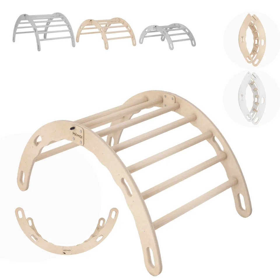 Toddler Climbing Frame, Natural (M)