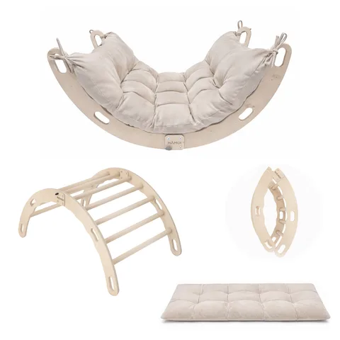e38d1d2c87f269cd 480 - Climbing Arch with Mat for Children - Montessori Rocker with Cushion |