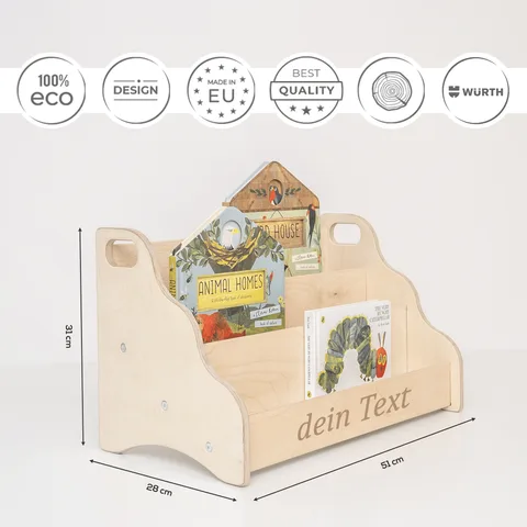 eb6630f9c7b466cb 480 - Personalised book shelf for kids | Tiny Summit