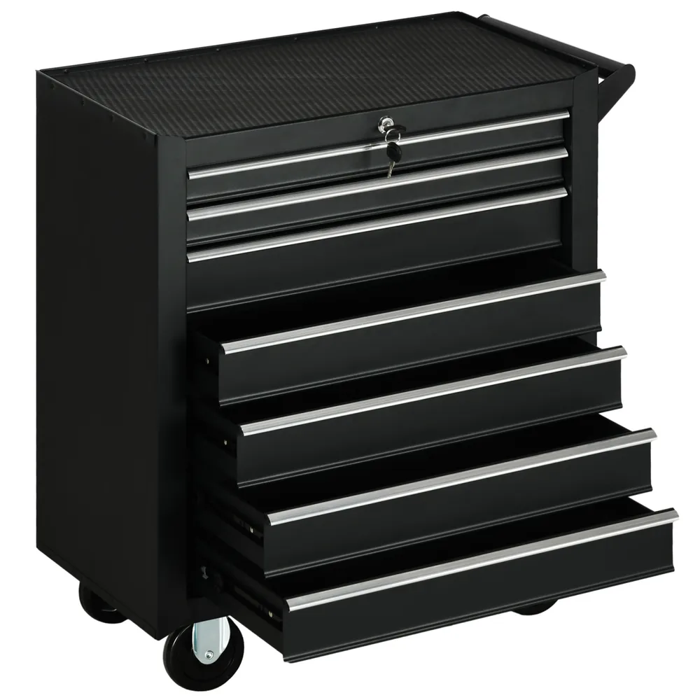 DURHAND Roller Tool Storage Chest Box Garage Workshop 7 Drawers | Torqkit product image 1