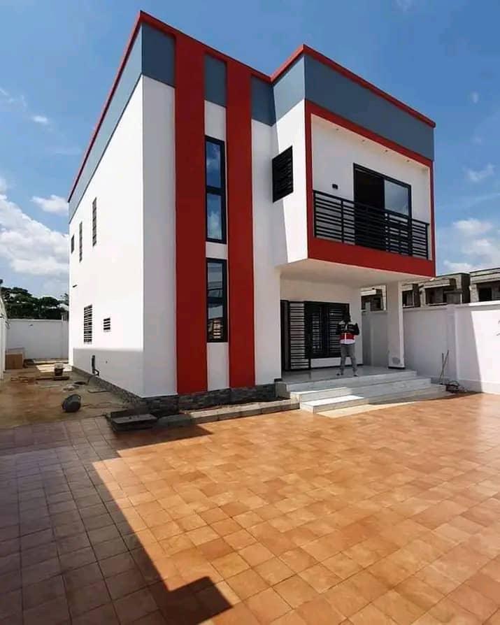 House (Duplex) for sale - Yaoundé, Olembe, Derrière  stade olembe - 1 living room(s), 4 bedroom(s), 3 bathroom(s) - 85 000 000 FCFA / month