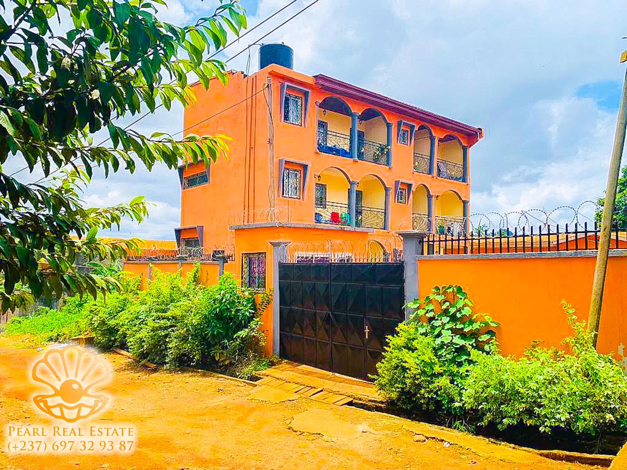 Maison (Concession) à vendre - Yaoundé, Oyom-Abang, Camp Sonel Oyomabang - 4 salon(s), 9 chambre(s), 8 salle(s) de bains - 80 000 000 FCFA