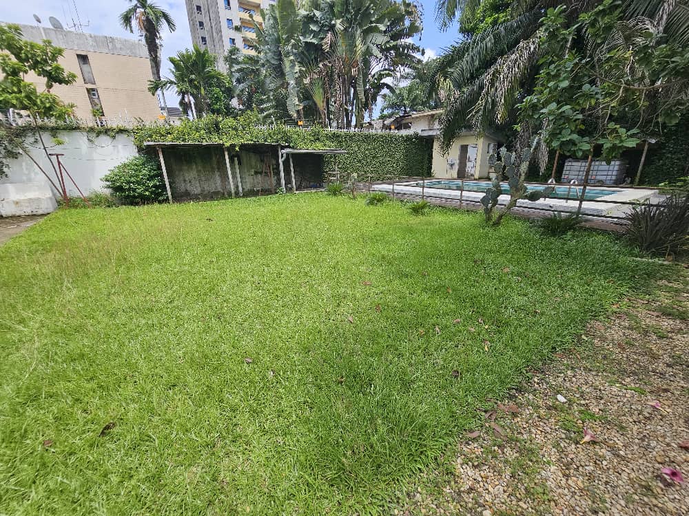 Maison (Villa) à louer - Douala, Bonapriso, 03 chambres 03 salles de bain une belle terrasse  et très beau jardin - 1 salon(s), 3 chambre(s), 2 salle(s) de bains - 1 500 000 FCFA / mois