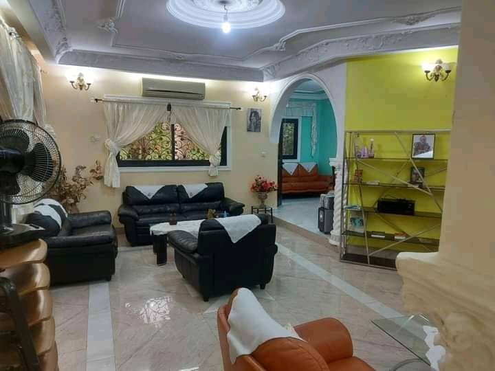 Maison (Duplex) à vendre - Yaoundé, Mfandena, Mfandena - 2 salon(s), 5 chambre(s), 6 salle(s) de bains - 200 000 000 FCFA