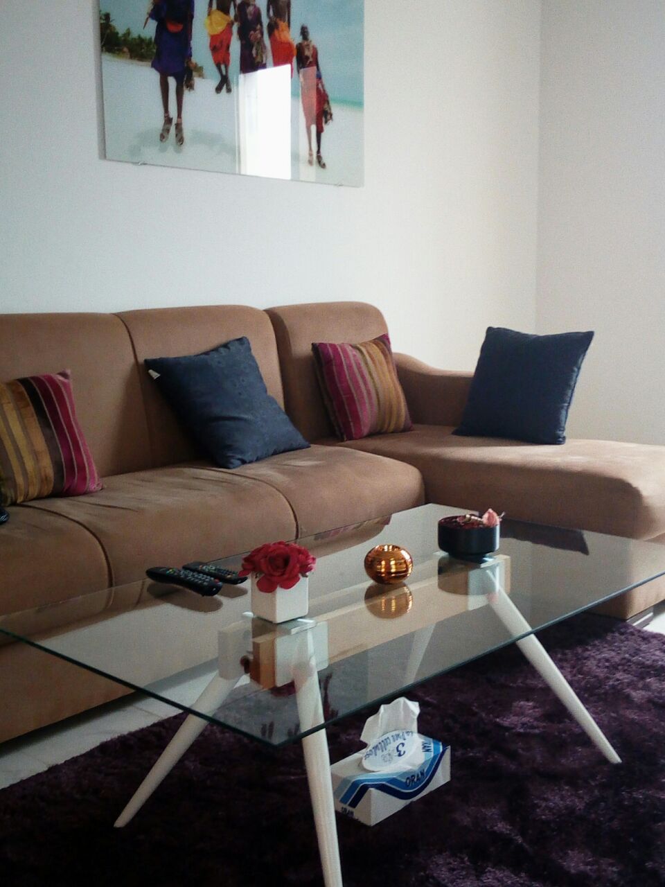 Apartment to rent - Yaoundé, Bastos, Bastos - 1 living room(s), 2 bedroom(s), 3 bathroom(s) - 1 200 000 FCFA / month