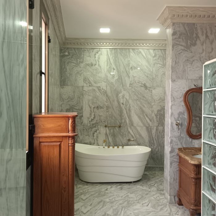 Apartment to rent - Yaoundé, Bastos, Bastos( penthouse avec piscine groupe électrogène réserve d'eau sécurité 24 caméra de surveillance ascenseur salle de sport ) - 2 living room(s), 4 bedroom(s), 4 bathroom(s) - 2 000 000 FCFA / month