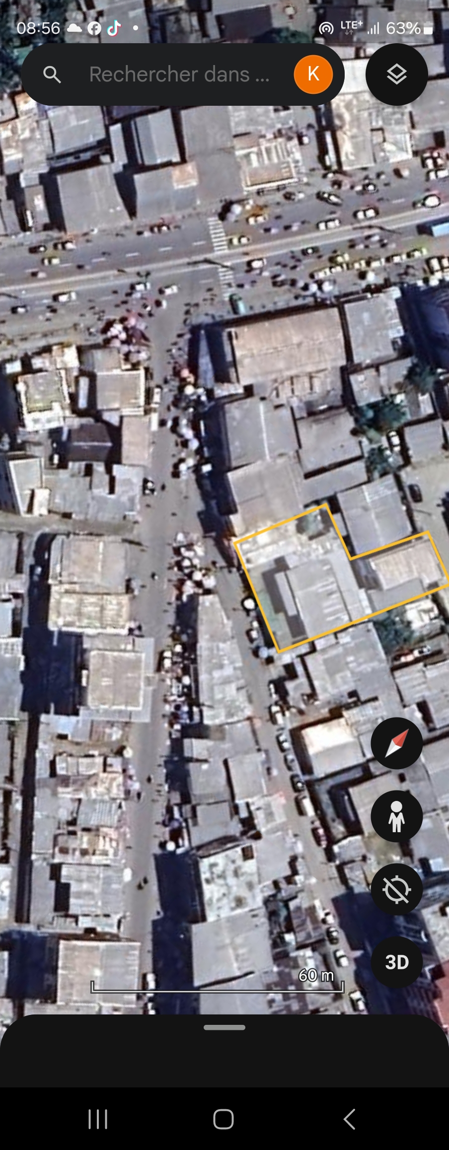 Land for sale at Douala, Deido, A 50m derrière la boulangerie COAF - 969 m2 - 490 000 000 FCFA