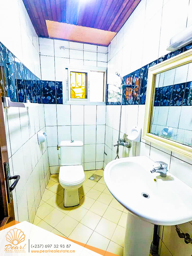 Appartement à louer - Yaoundé, Mfandena, Omnisports - 1 salon(s), 2 chambre(s), 2 salle(s) de bains - 280 000 FCFA / mois
