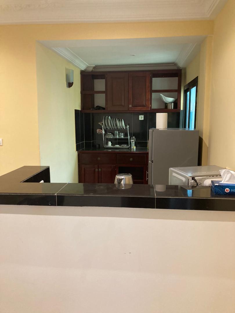 Apartment to rent - Yaoundé, Bastos, Centre Ville - 1 living room(s), 2 bedroom(s), 2 bathroom(s) - 1 200 000 FCFA / month