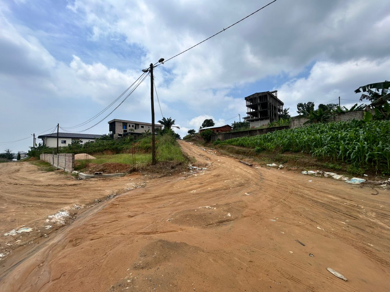 Land for sale at Douala, Lendi, Solidarité - 400 m2 - 14 000 000 FCFA