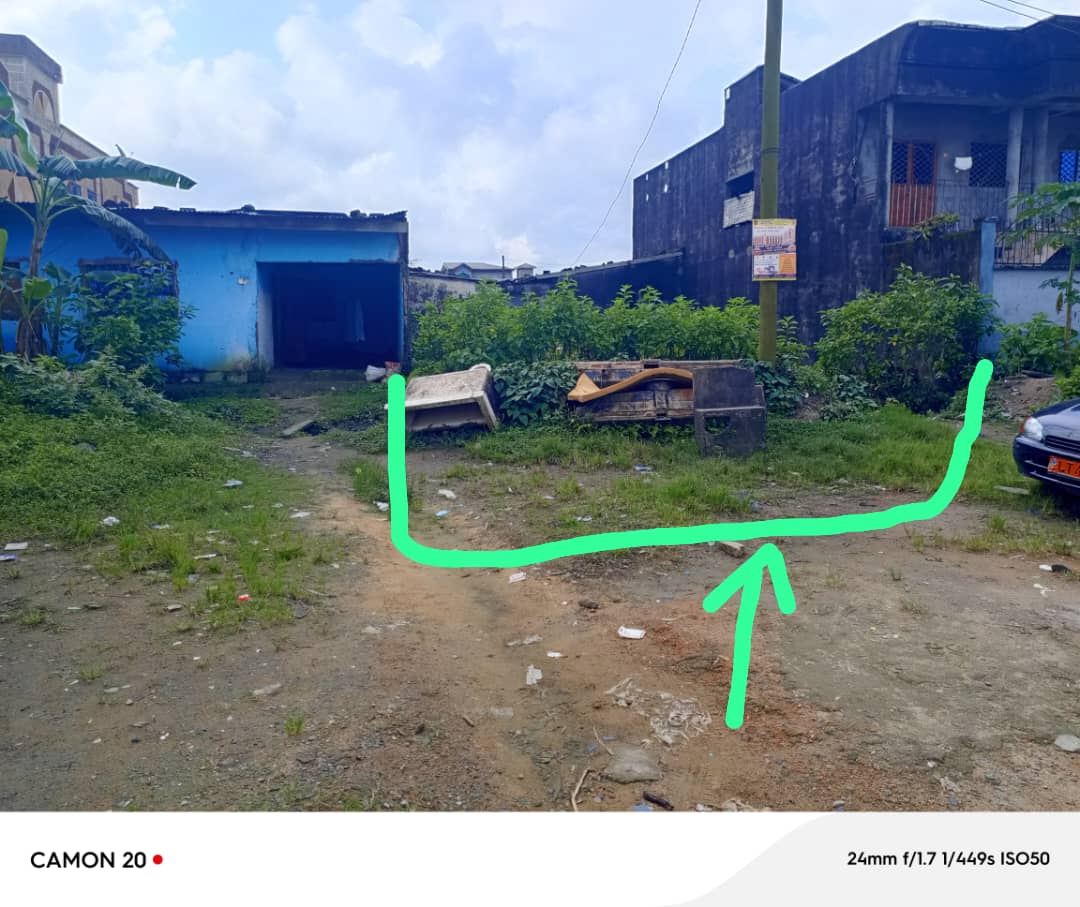 Land for sale at Douala, Bilongue, à 150m derrière la station bocom bilonguè - 200 m2 - 30 000 000 FCFA