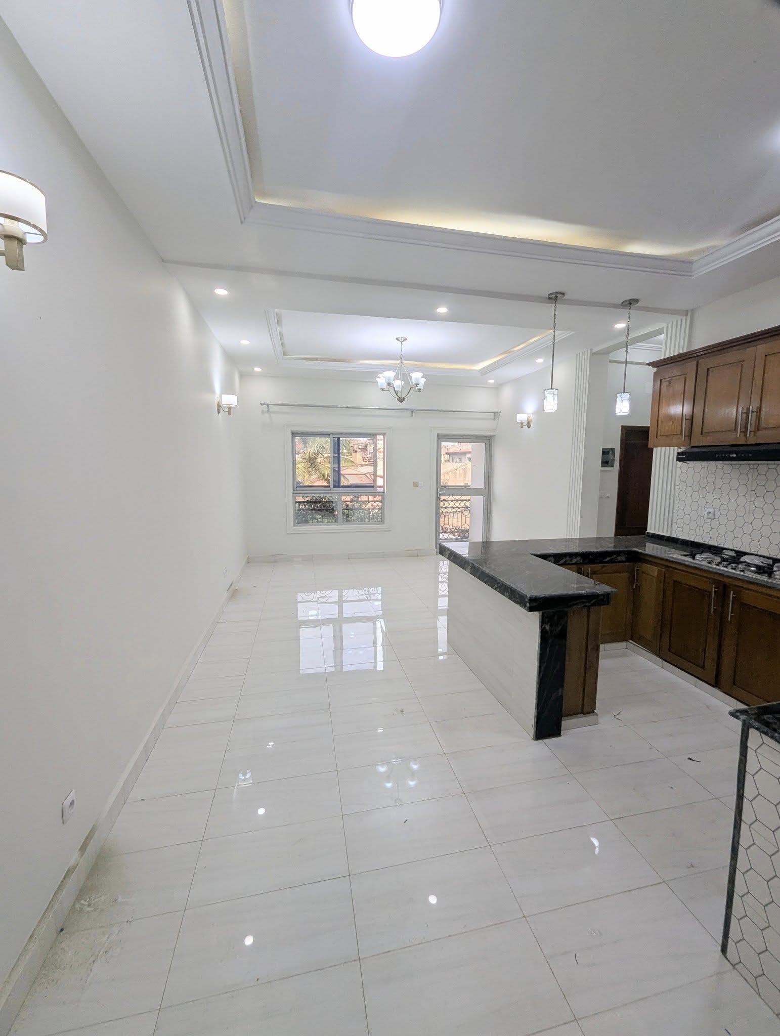 Apartment to rent - Yaoundé, Nkolfoulou, nkolfoulou - 1 living room(s), 1 bedroom(s), 1 bathroom(s) - 120 000 FCFA / month
