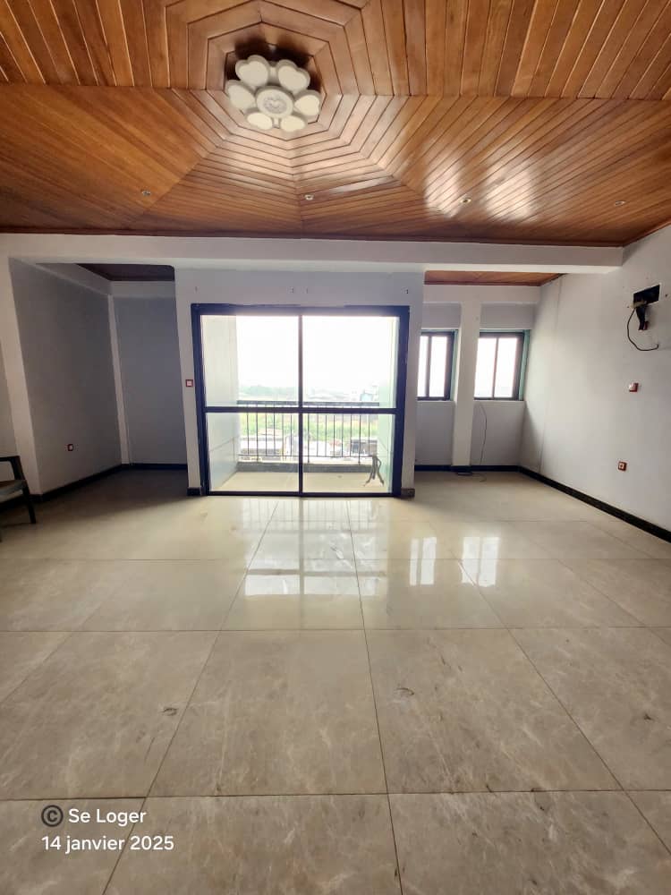 Appartement à louer - Douala, Bonamoussadi, Rond-point Maetur - 1 salon(s), 2 chambre(s), 3 salle(s) de bains - 250 000 FCFA / mois