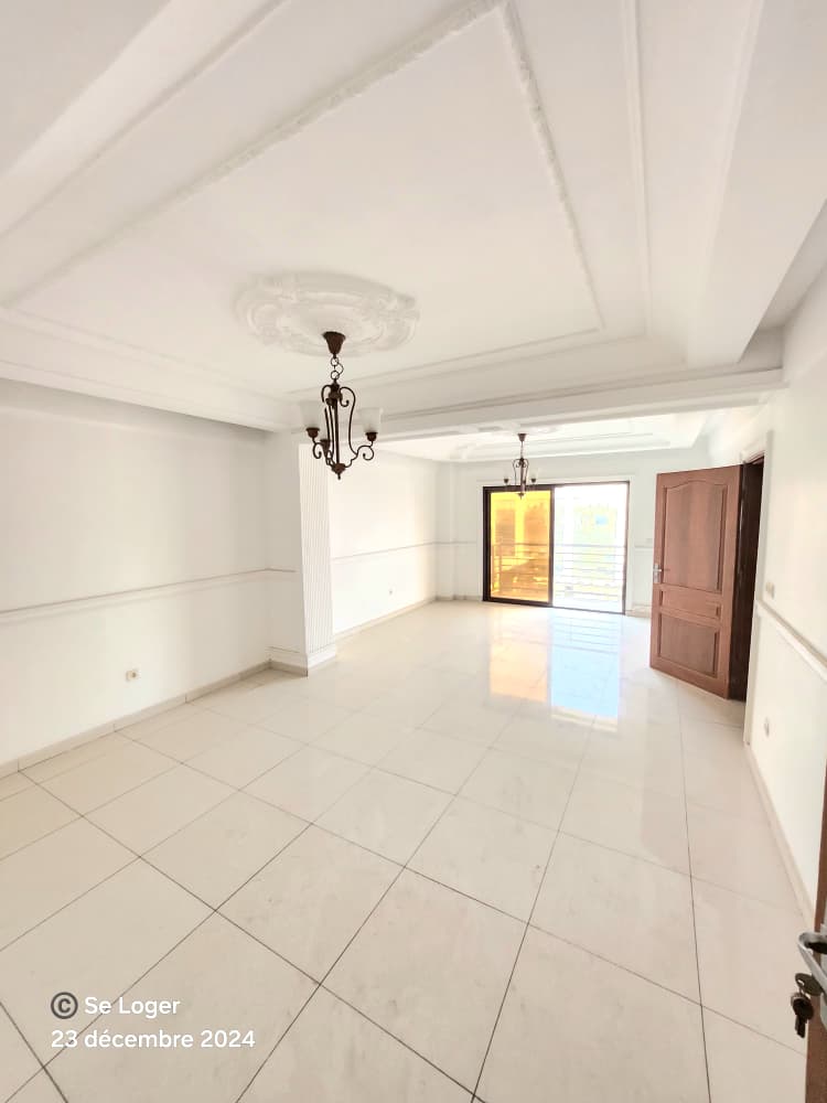 Appartement à louer - Douala, Bali, Super U - 1 salon(s), 2 chambre(s), 3 salle(s) de bains - 500 000 FCFA / mois