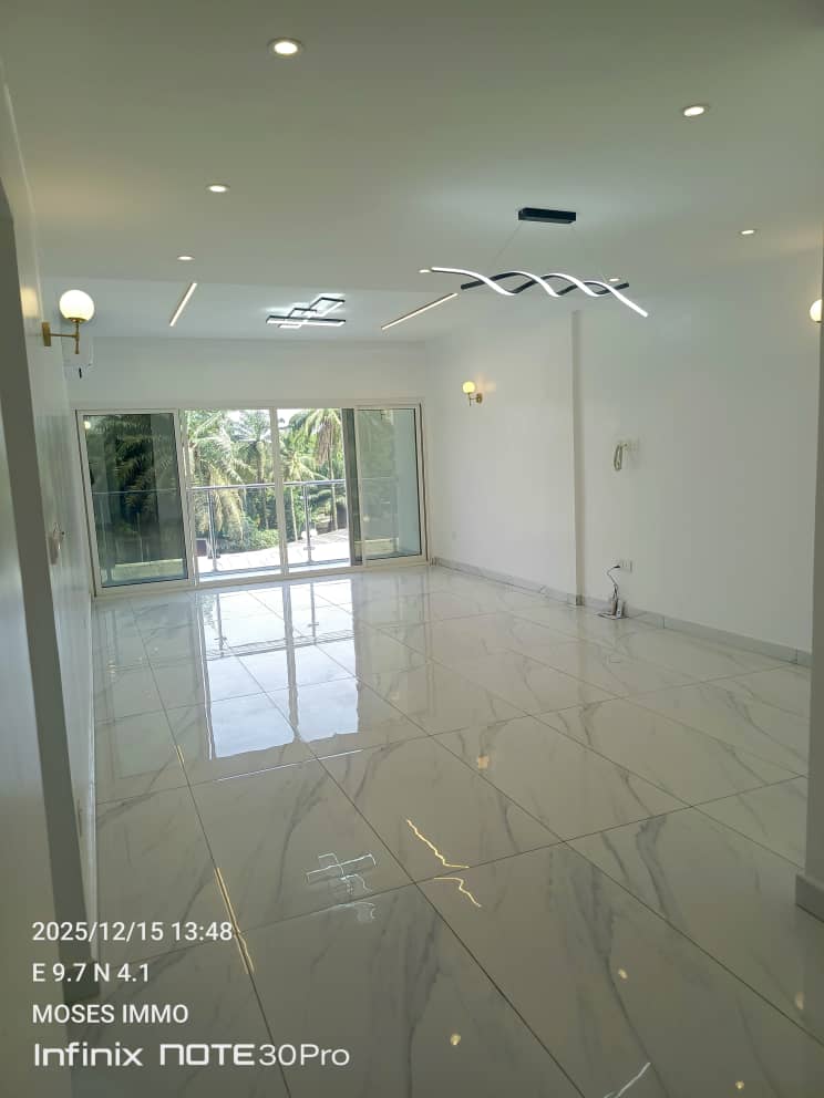 Appartement à louer - Douala, Bonapriso, HA - 1 salon(s), 2 chambre(s), 3 salle(s) de bains - 1 200 000 FCFA / mois