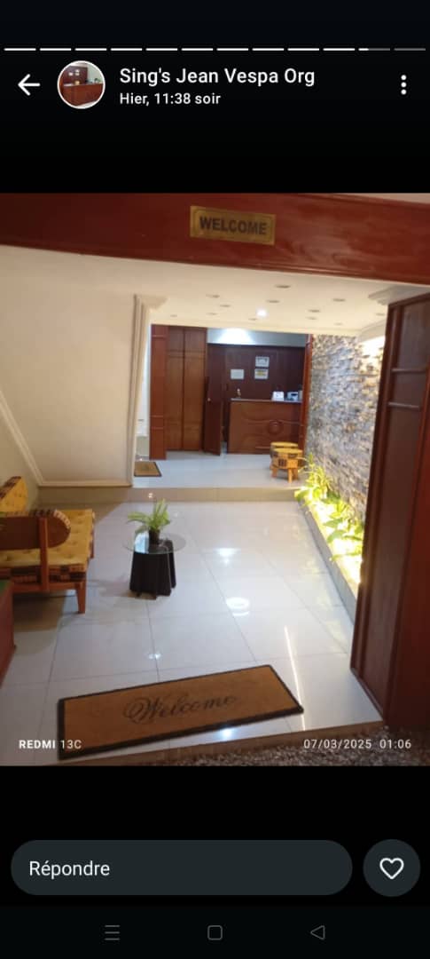 Appartement à louer - Yaoundé, Bastos, Bastos centre PRIX À LA NUITÉE ? - 1 salon(s), 1 chambre(s), 2 salle(s) de bains - 50 000 FCFA / mois