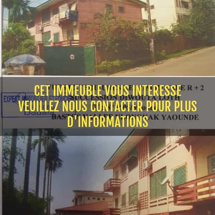 House (Villa) for sale - Yaoundé, Bastos, Immeuble commercial à vendre à Yaoundé Bastos vallée - 1 living room(s), 4 bedroom(s), 3 bathroom(s) - 750 000 000 FCFA / month