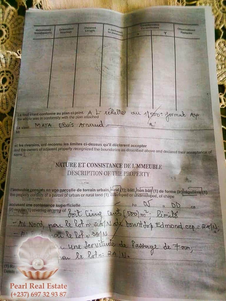 Land for sale at Yaoundé, Mfou, Collège Père Monti - 350 m2 - 25 000 000 FCFA