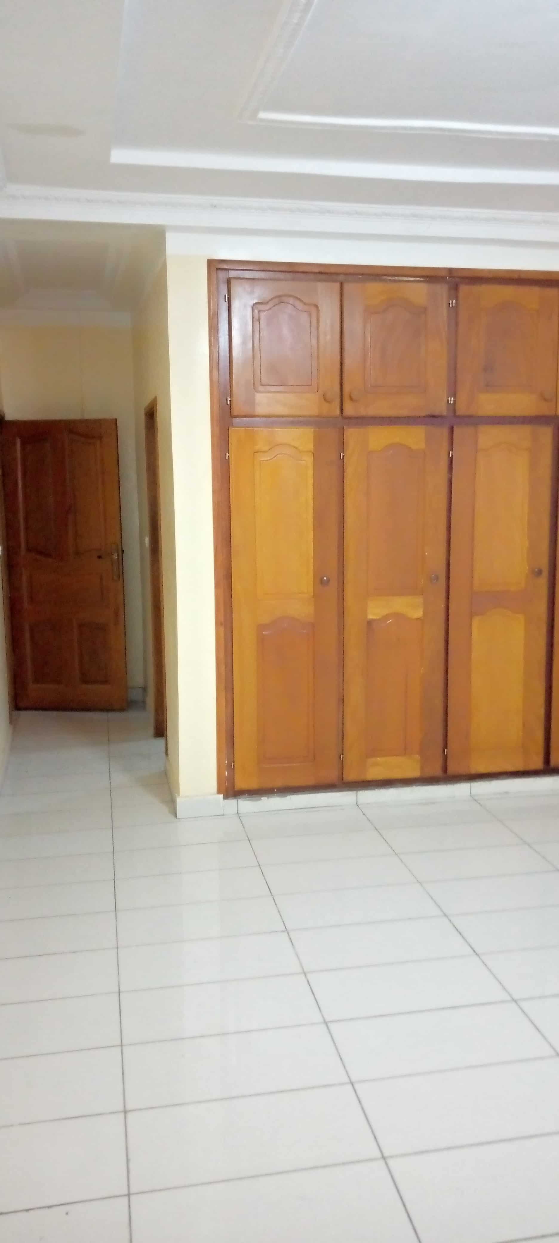Apartment to rent - Yaoundé, Mfandena, Pas loin de la mobil - 1 living room(s), 2 bedroom(s), 3 bathroom(s) - 350 000 FCFA / month