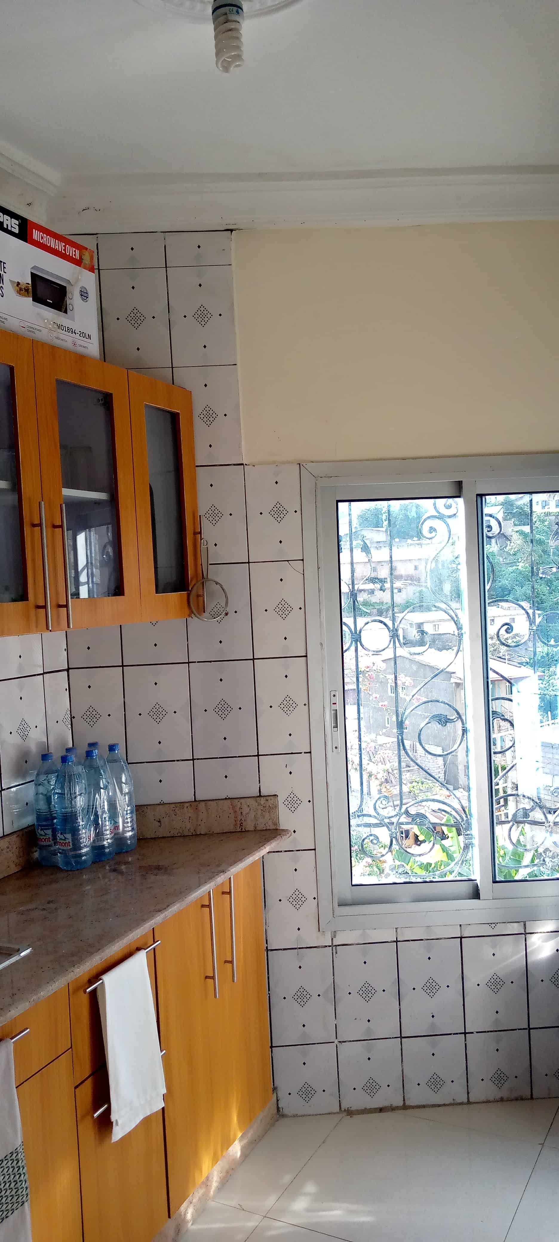 Apartment to rent - Yaoundé, Bastos, Résidence Nigeria - 1 living room(s), 1 bedroom(s), 2 bathroom(s) - 500 000 FCFA / month