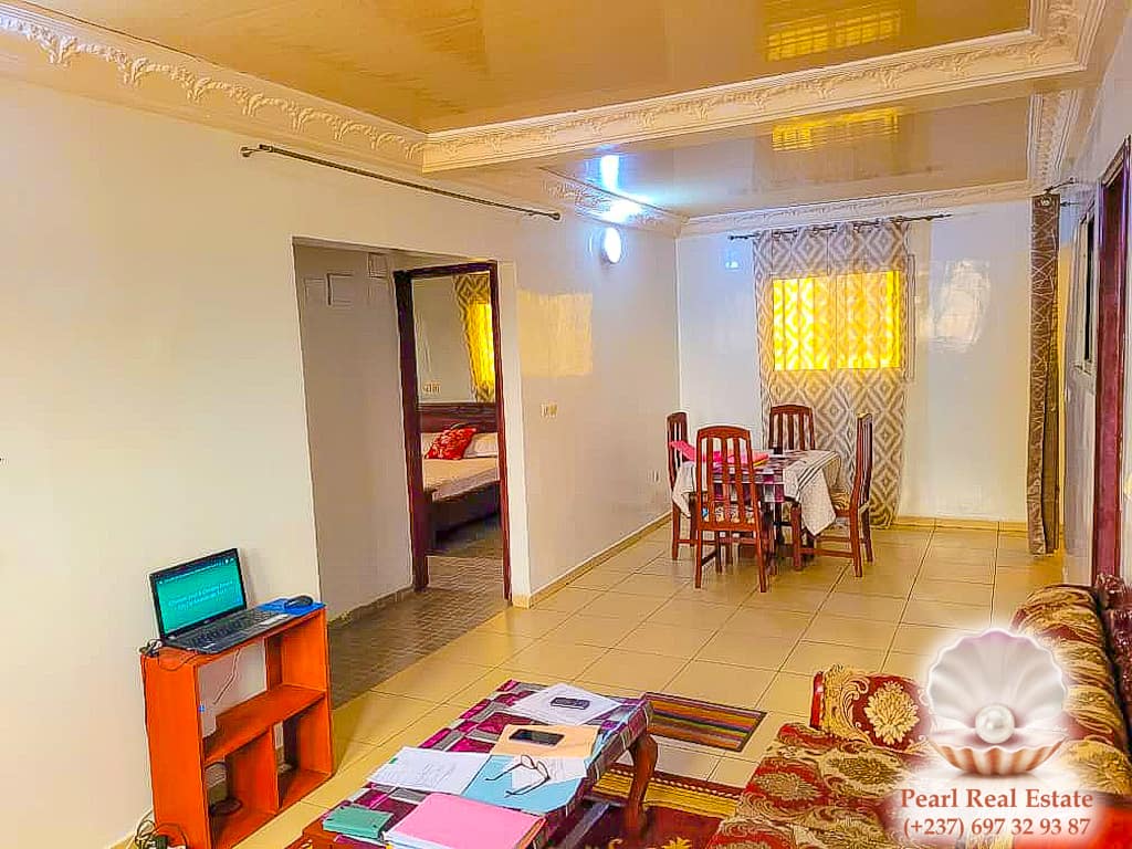 Appartement à louer - Yaoundé, Bastos, Dragages - 1 salon(s), 2 chambre(s), 1 salle(s) de bains - 200 000 FCFA / mois