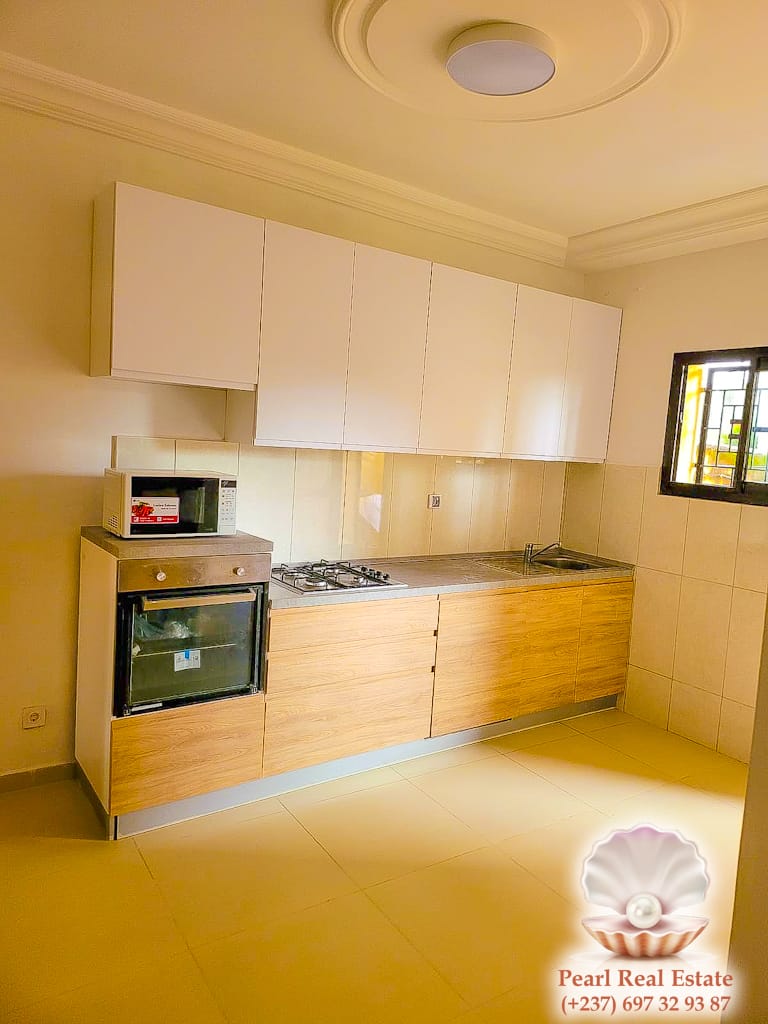 Appartement à louer - Yaoundé, Bastos, Ambassade d'Espagne - 1 salon(s), 3 chambre(s), 2 salle(s) de bains - 850 000 FCFA / mois