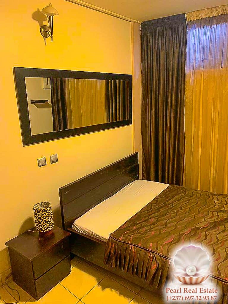 Appartement à louer - Yaoundé, Bastos, Ambassade de Chine - 1 salon(s), 2 chambre(s), 1 salle(s) de bains - 500 000 FCFA / mois