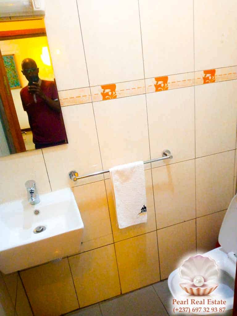 Appartement à louer - Yaoundé, Bastos, Carrefour Bastos - 1 salon(s), 2 chambre(s), 1 salle(s) de bains - 1 300 000 FCFA / mois