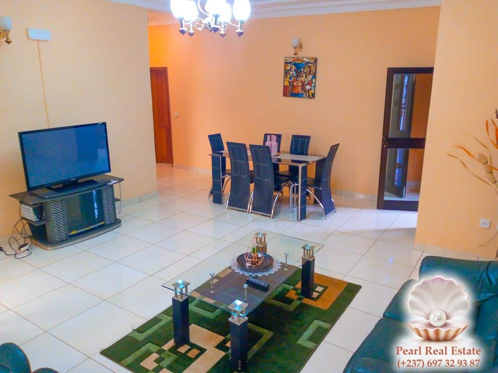 Appartement à louer - Yaoundé, Bastos, Bastos - 1 salon(s), 2 chambre(s), 1 salle(s) de bains - 1 500 000 FCFA / mois