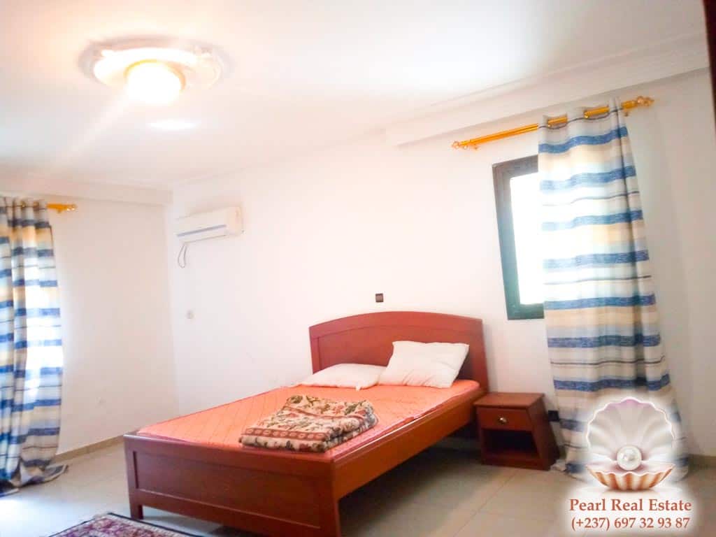 Appartement à louer - Yaoundé, Bastos, Entrée ambassade de Chine - 1 salon(s), 2 chambre(s), 1 salle(s) de bains - 1 200 000 FCFA / mois