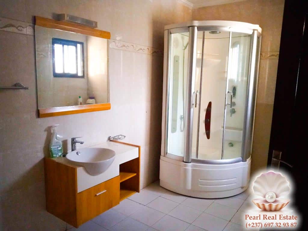 Appartement à louer - Yaoundé, Bastos, Entrée ambassade de Chine - 1 salon(s), 2 chambre(s), 1 salle(s) de bains - 1 200 000 FCFA / mois