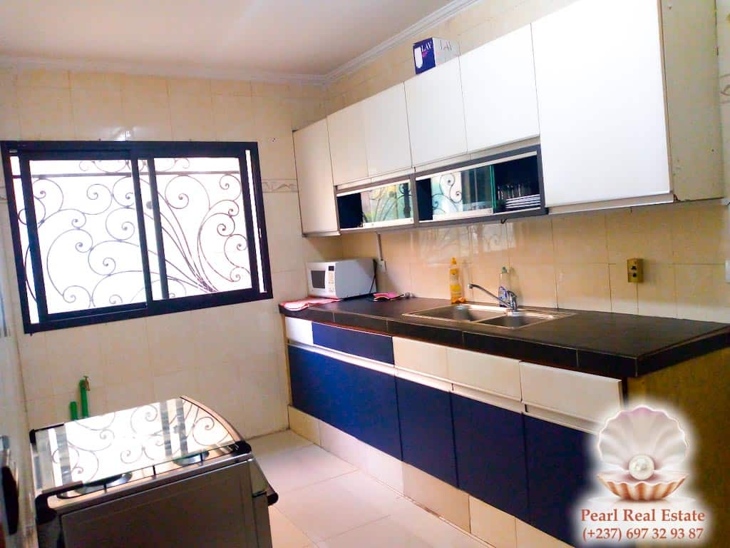 Appartement à louer - Yaoundé, Bastos, Entrée ambassade de Chine - 1 salon(s), 2 chambre(s), 1 salle(s) de bains - 1 200 000 FCFA / mois