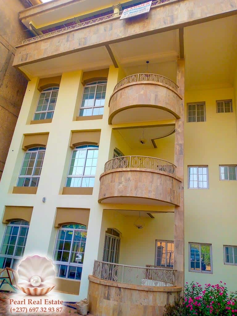 Apartment to rent - Yaoundé, Bastos, Carrefour Bastos - 1 living room(s), 2 bedroom(s), 1 bathroom(s) - 800 000 FCFA / month