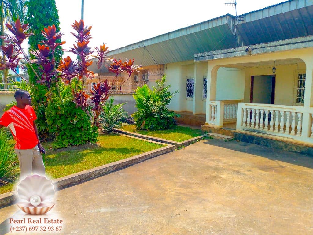 Maison (Villa) à louer - Yaoundé, Bastos, Laboratoire MEKA - 1 salon(s), 4 chambre(s), 3 salle(s) de bains - 1 200 000 FCFA / mois