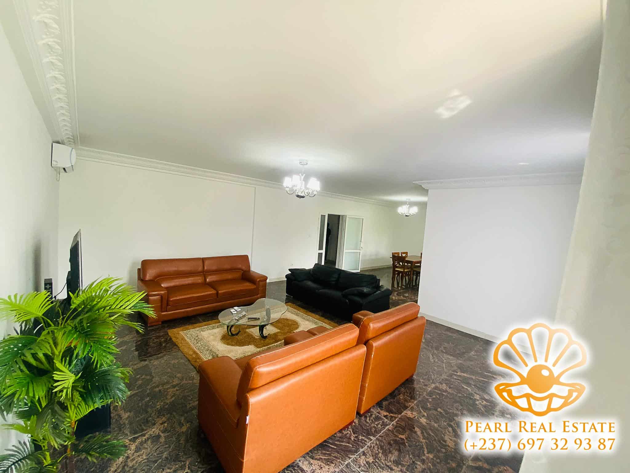 Apartment to rent - Yaoundé, Bastos, Rond Point Bastos - 1 living room(s), 3 bedroom(s), 2 bathroom(s) - 2 000 000 FCFA / month