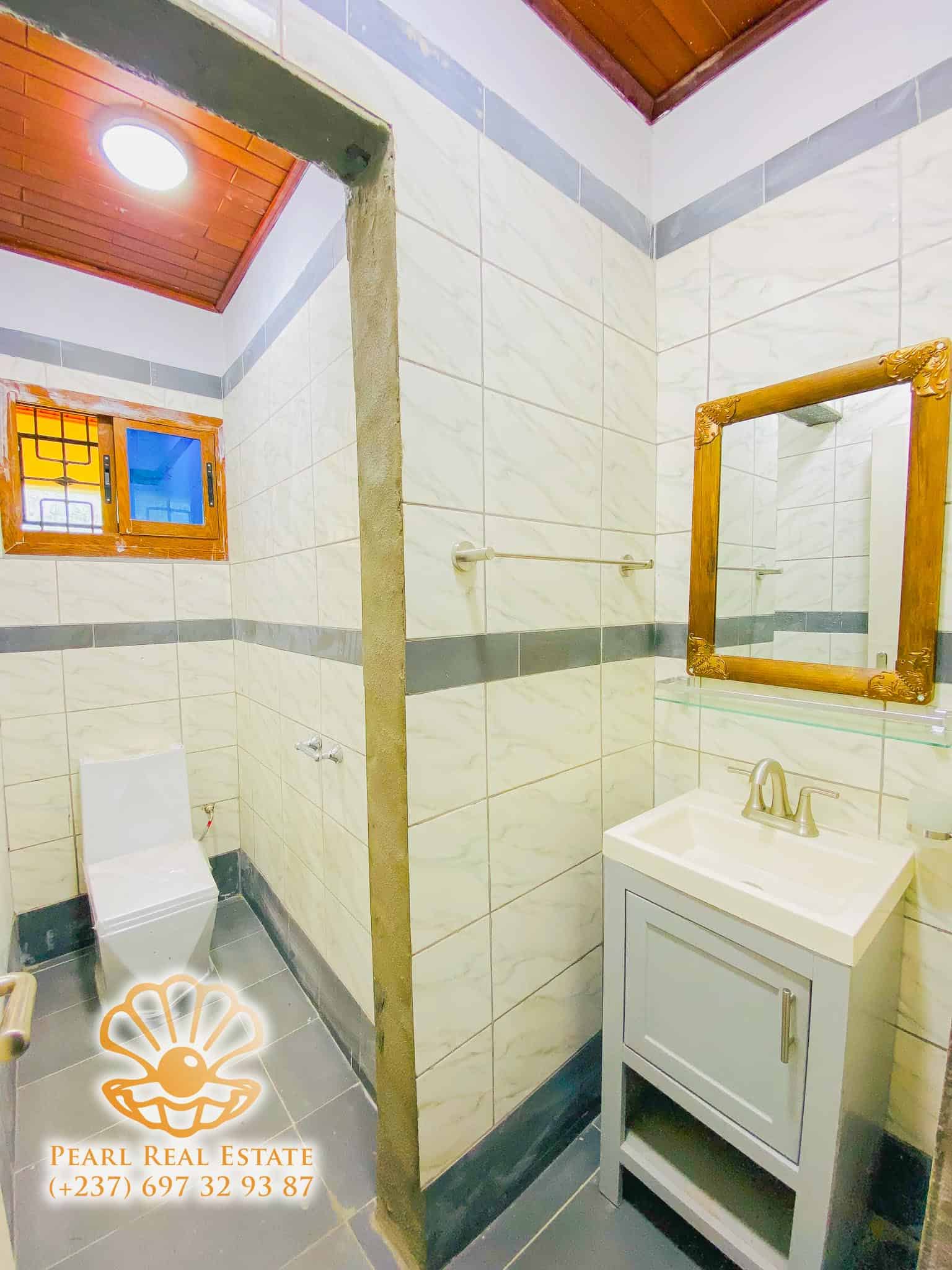 Appartement à louer - Yaoundé, Bastos, Carrefour - 1 salon(s), 3 chambre(s), 2 salle(s) de bains - 1 300 000 FCFA / mois