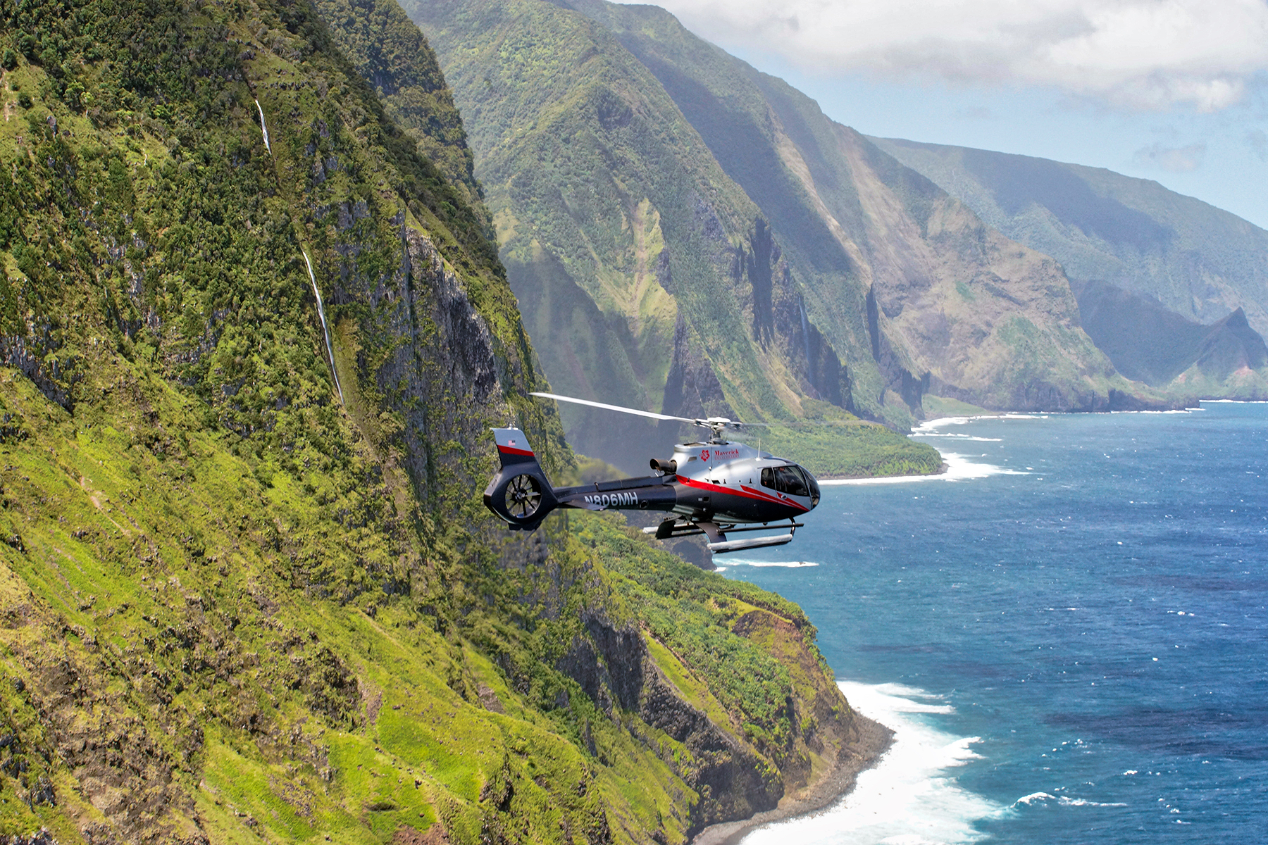 Hana Rainforest & Molokai Helicopter Experience