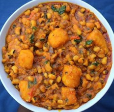 Yam and Beans Porridge