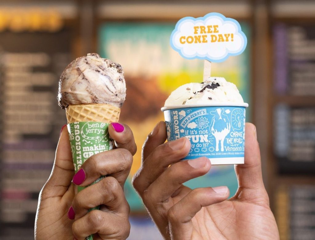FREE CONE DAY Ben & Jerry's The Base
