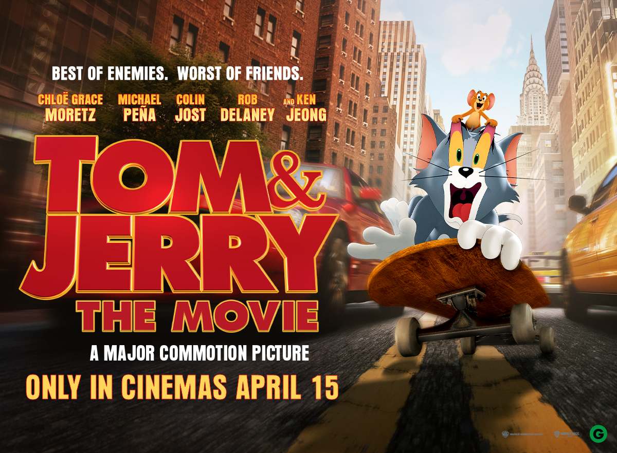 Tom & Jerry 2021  Tom & Jerry The Movie! Now in theaters Friday