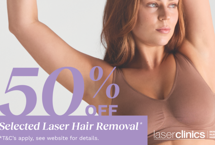 50% Off Selected Laser Hair Removal Treatments | LASER CLINICS NEW ZEALAND