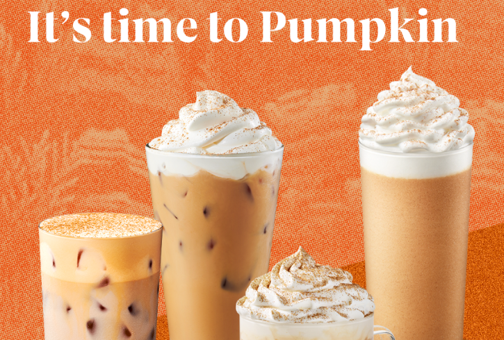 Pumpkin Spice Beverage Lineup | STARBUCKS